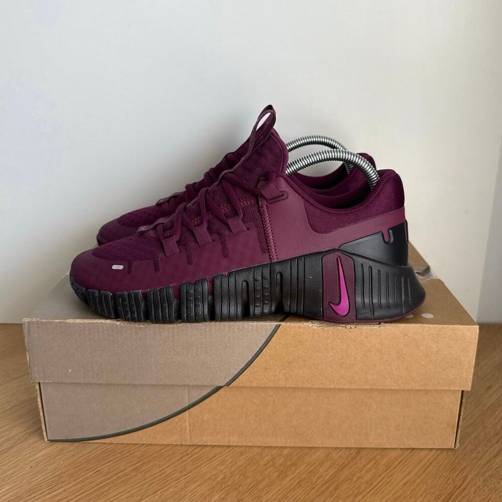 Nike Free Metcon 5 ‘Bordeaux’ Women Running Sneakers- SZ 9 - Picture 2 of 11